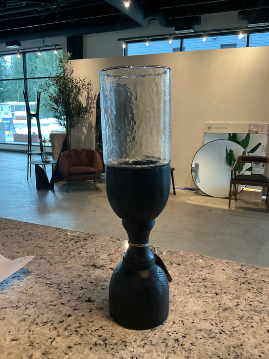 Pillar candle vase