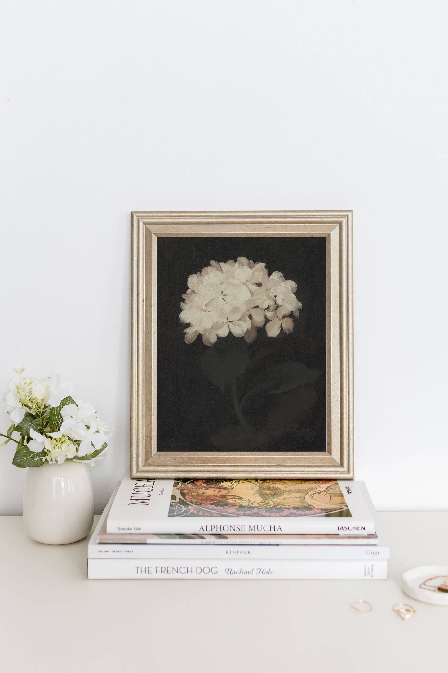 Hydrangea Vintage Art Print