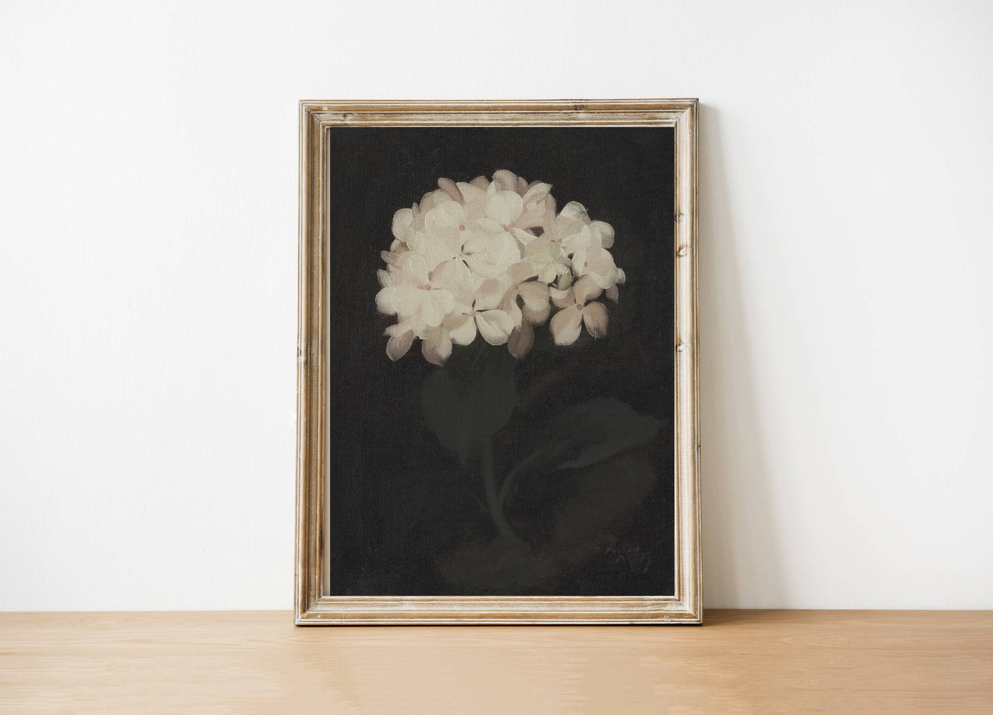 Hydrangea Vintage Art Print