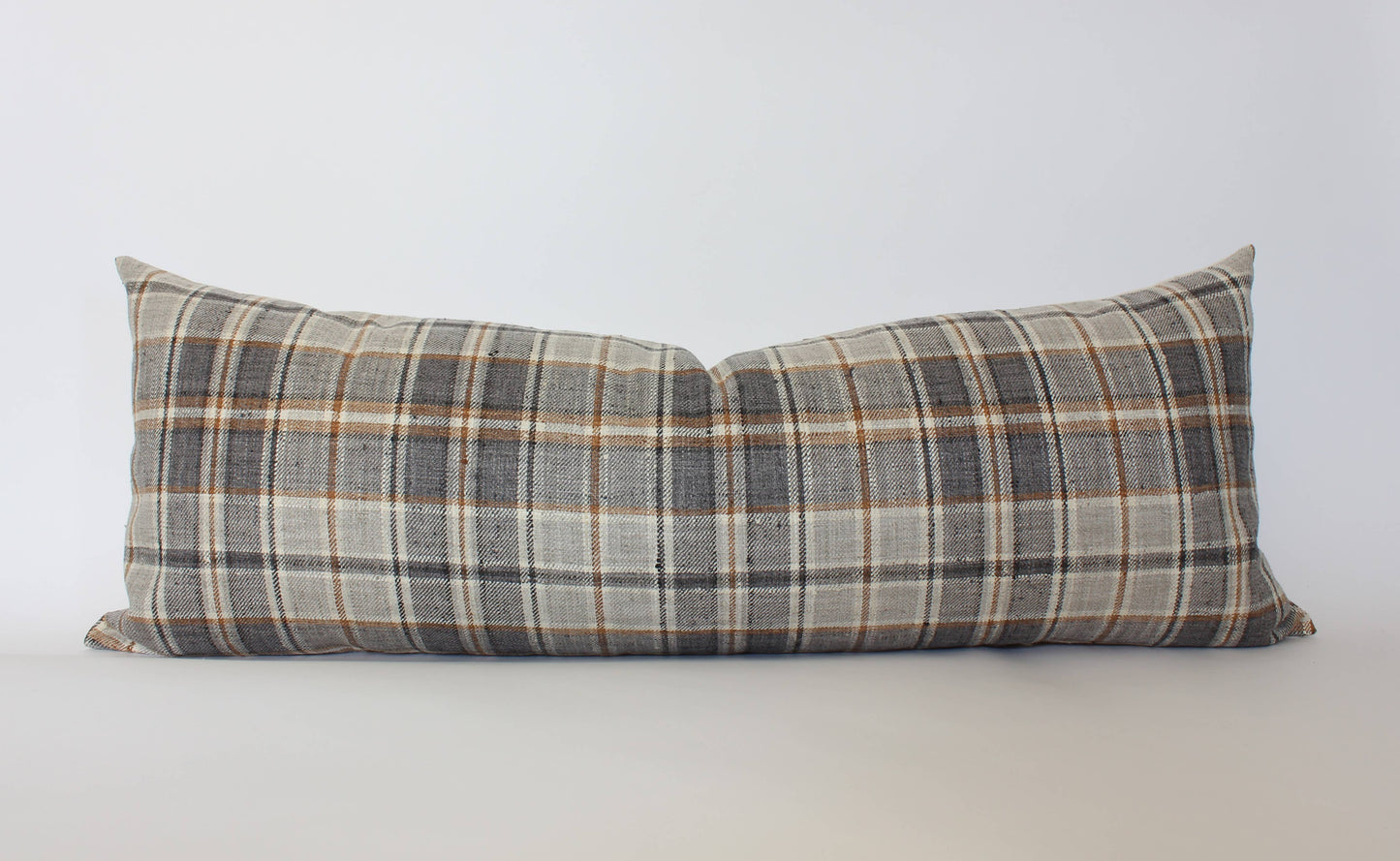 Neutral Plaid Throw Pillow| Selkirk