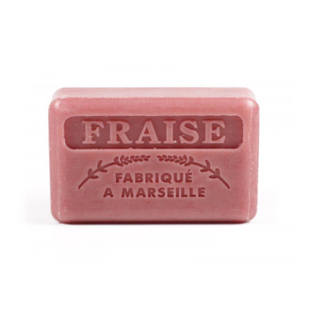 Strawberry - French soap with organic shea butter 125g