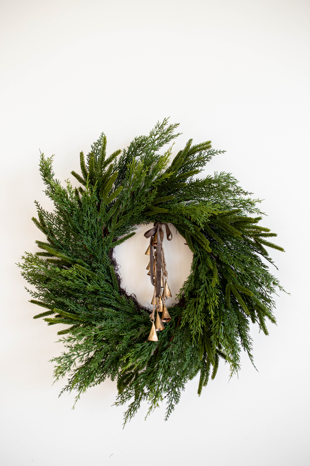 Norfolk & Cypress Real Touch Mix Christmas Wreath 24" By Luxe B Co.