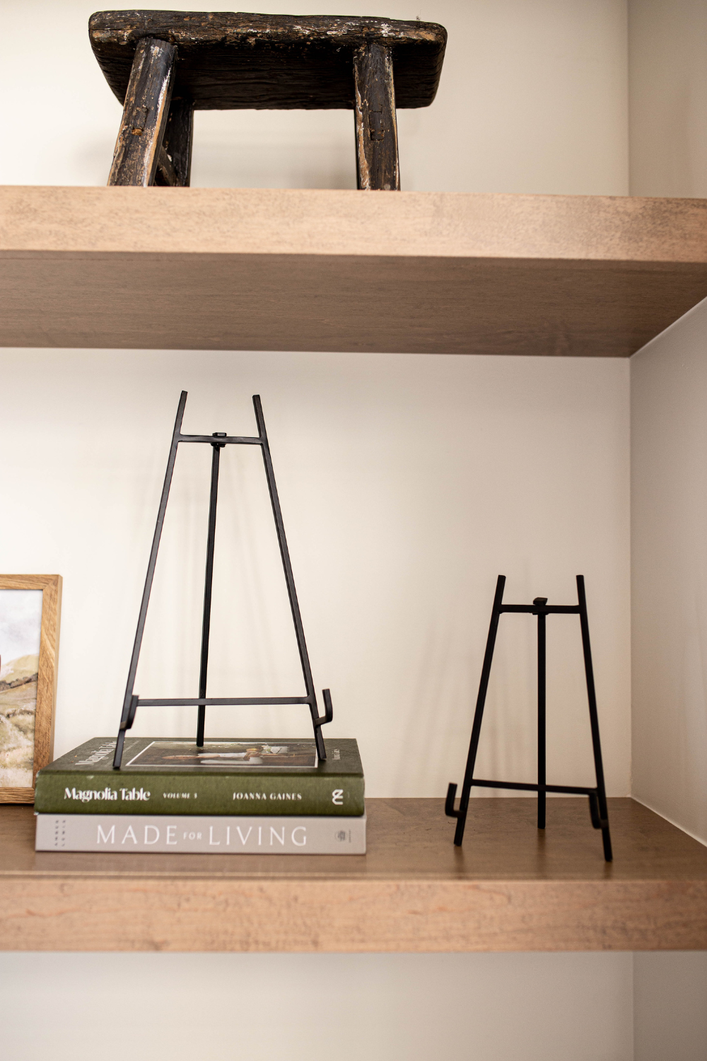 Art Photo Easel Black Iron Stand