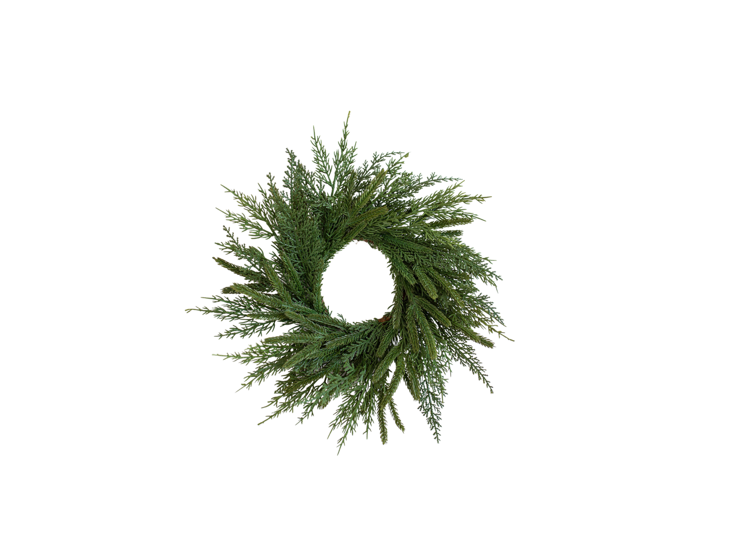 Norfolk & Cypress Real Touch Mix Christmas Wreath Mini By Luxe B Co.