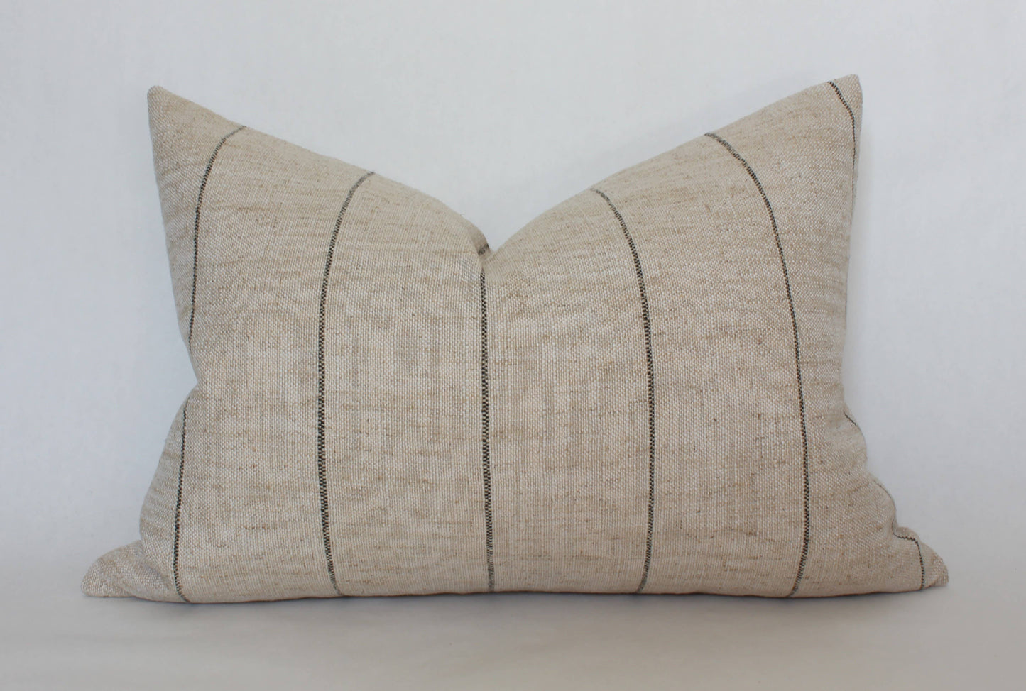 Neutral Striped Throw Pillow | Cartier