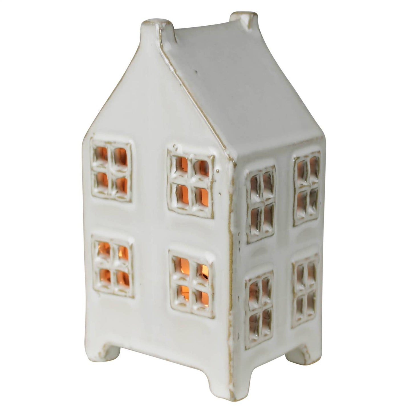 Tealight Cottage, Ceramic - Tall