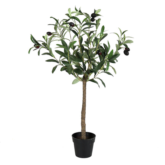 Olive Tree, Faux.  Pot dimensions only 0.5x4.5