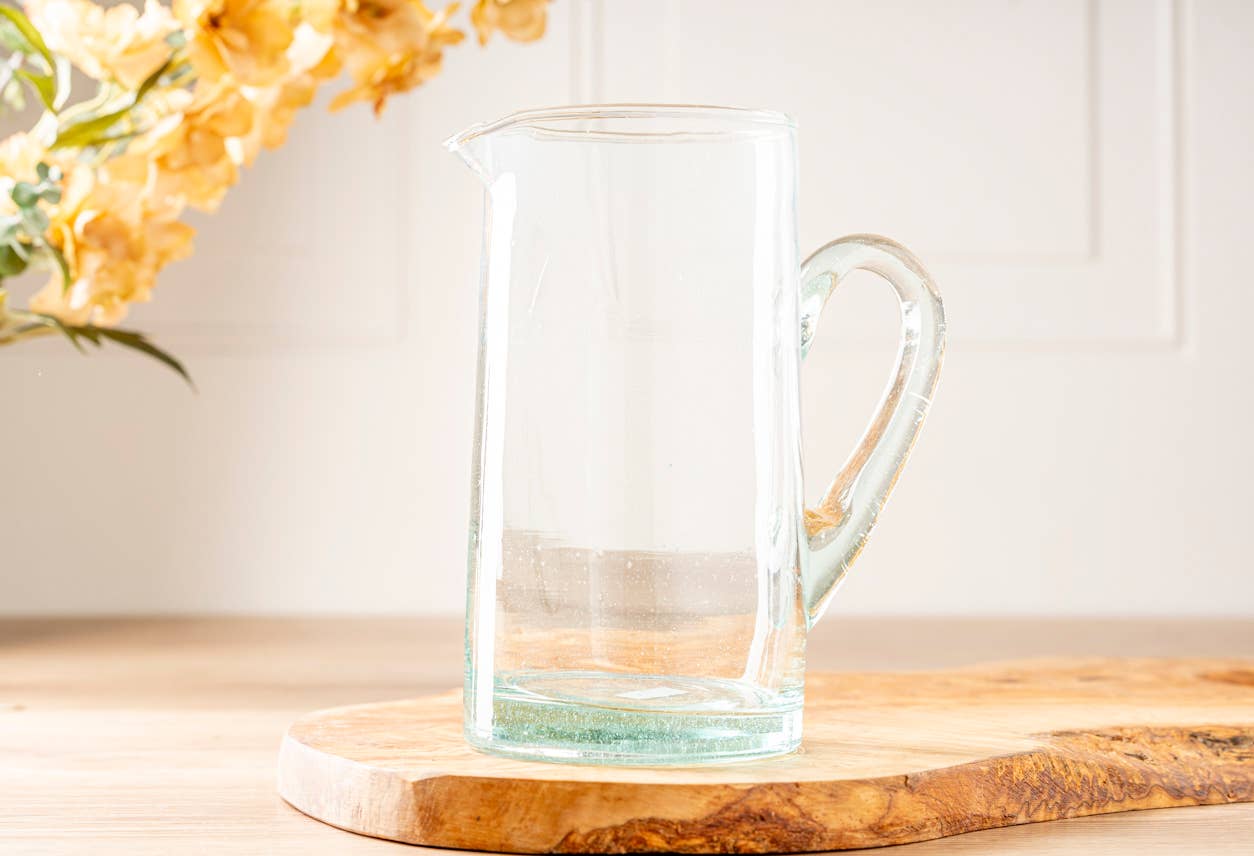 Moroccan Cone Jug - Clear