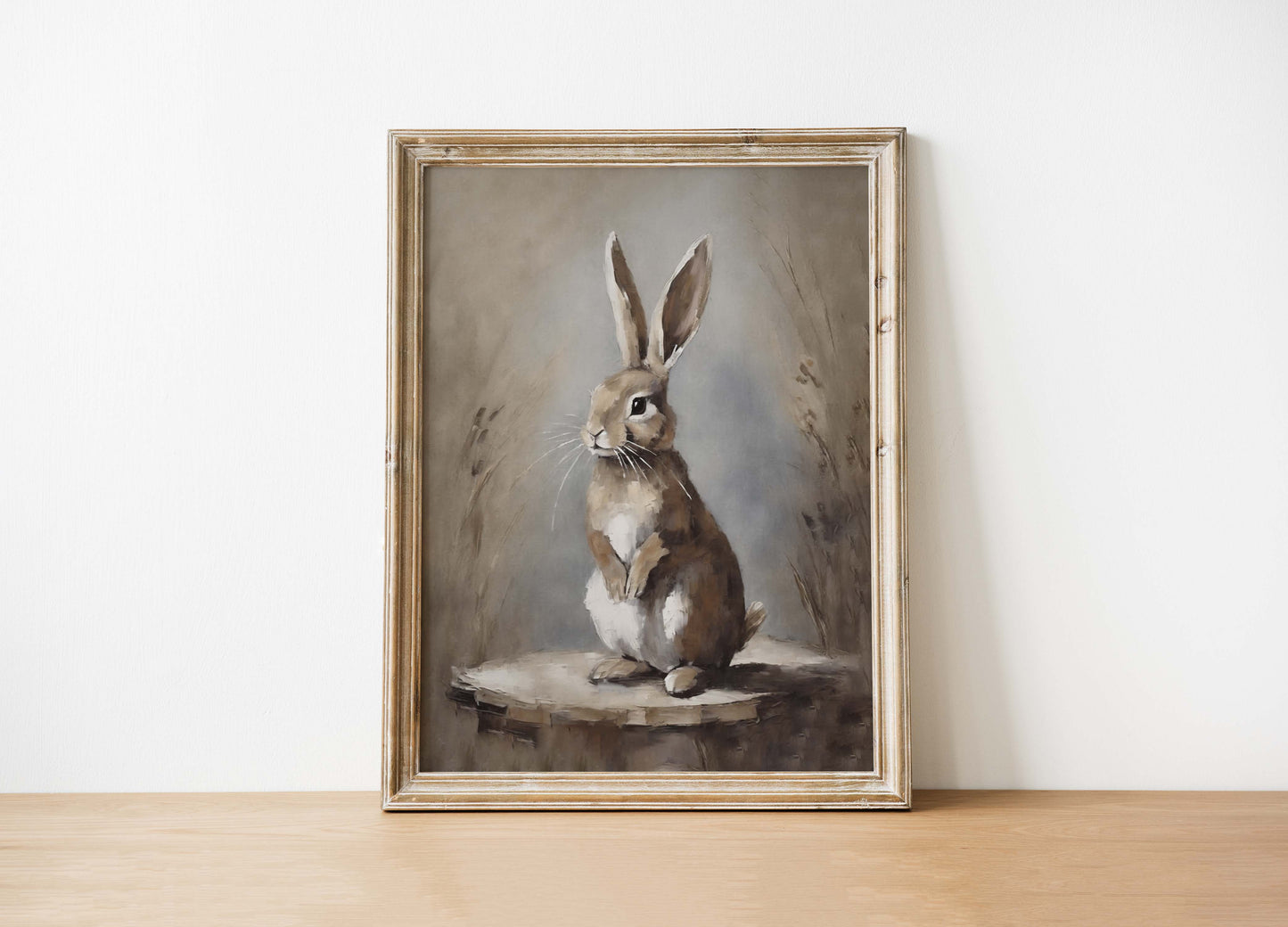 Rabbit Vintage Art Print | Easter