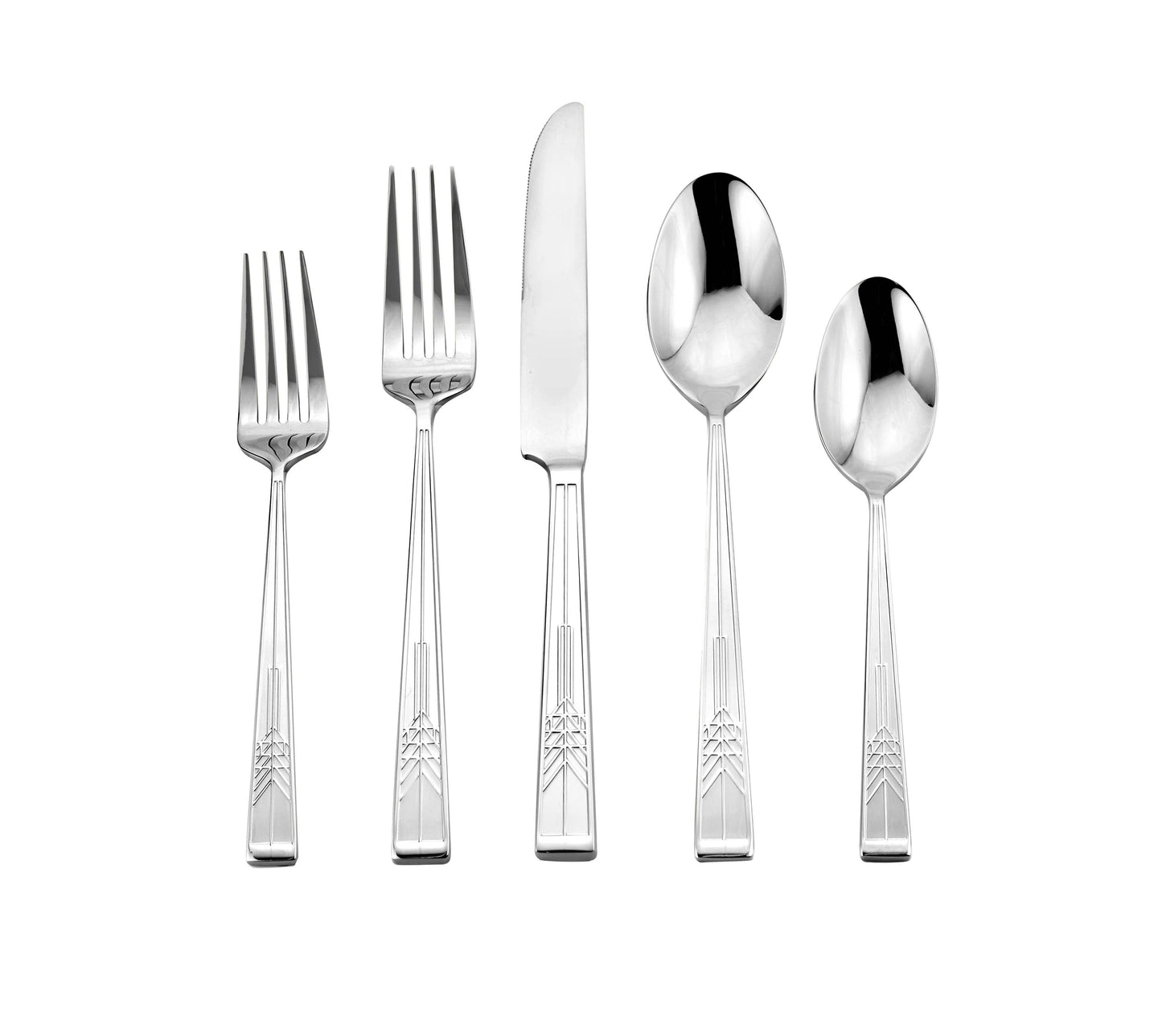 Frank Lloyd Wright 18/10 Tree of Life 20 Piece Flatware Set