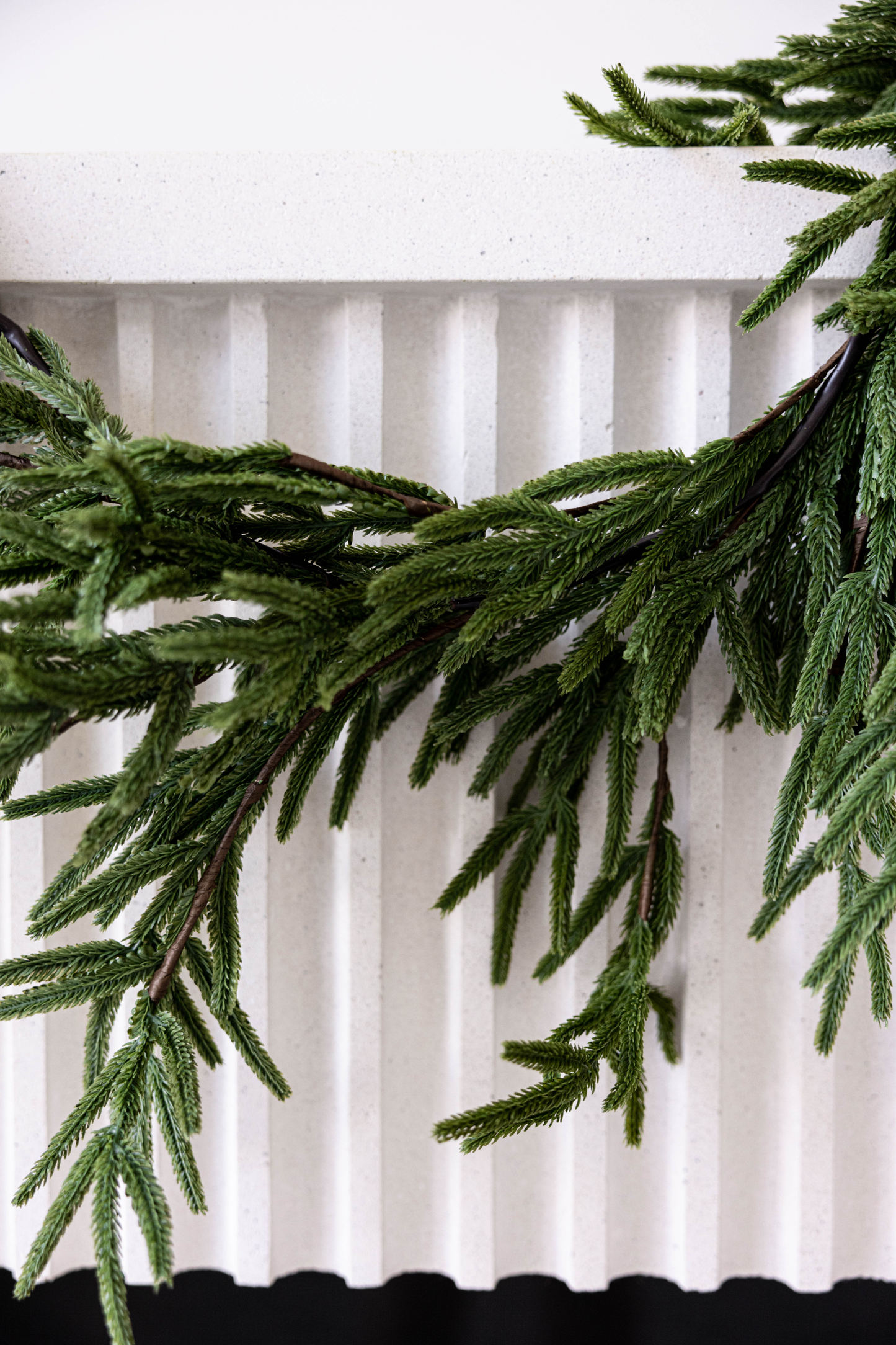 Norfolk Pine Christmas Garland Real Touch By Luxe B Co. 15 f