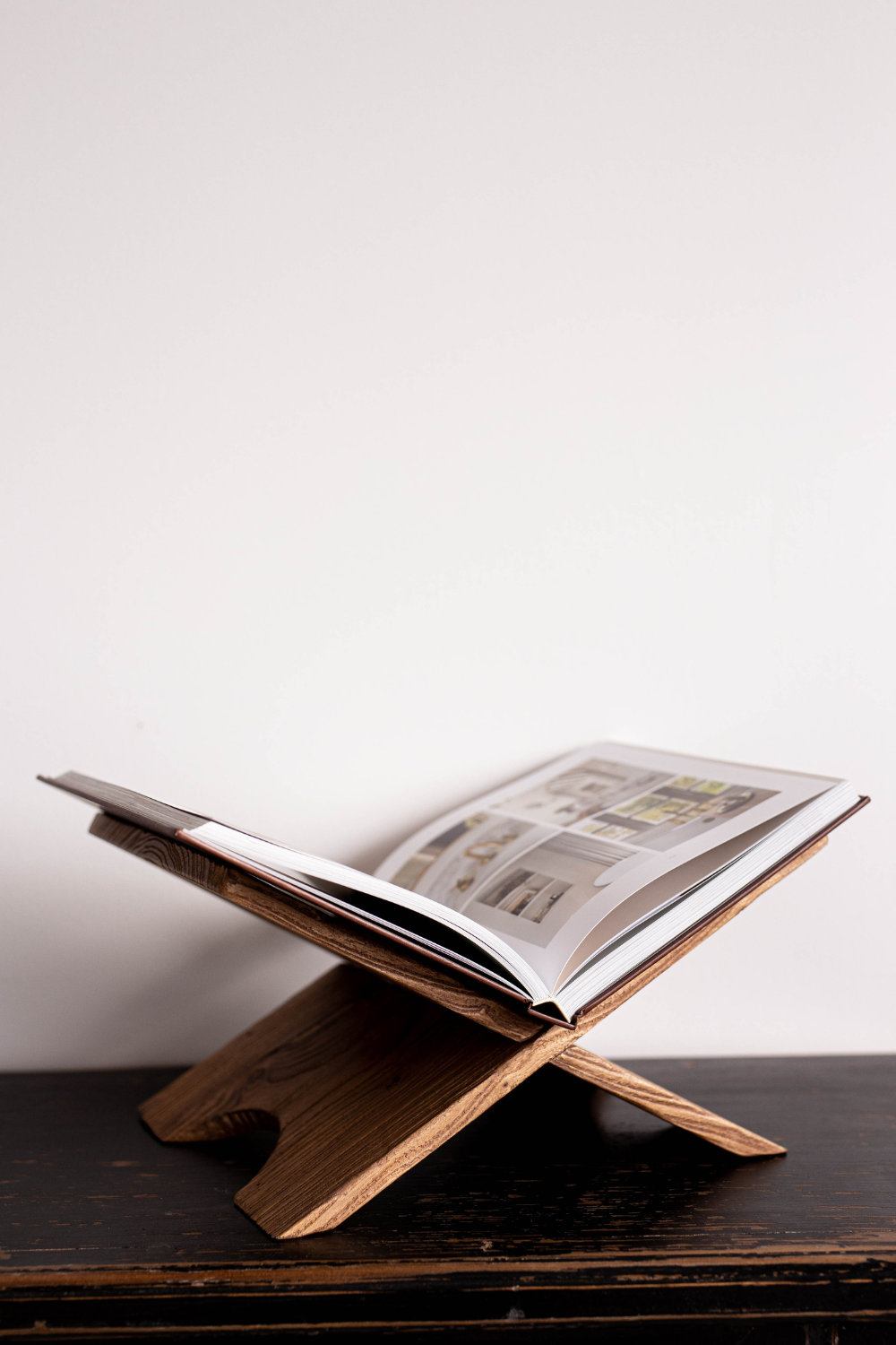 Vintage Reclaim Wood Book Stand