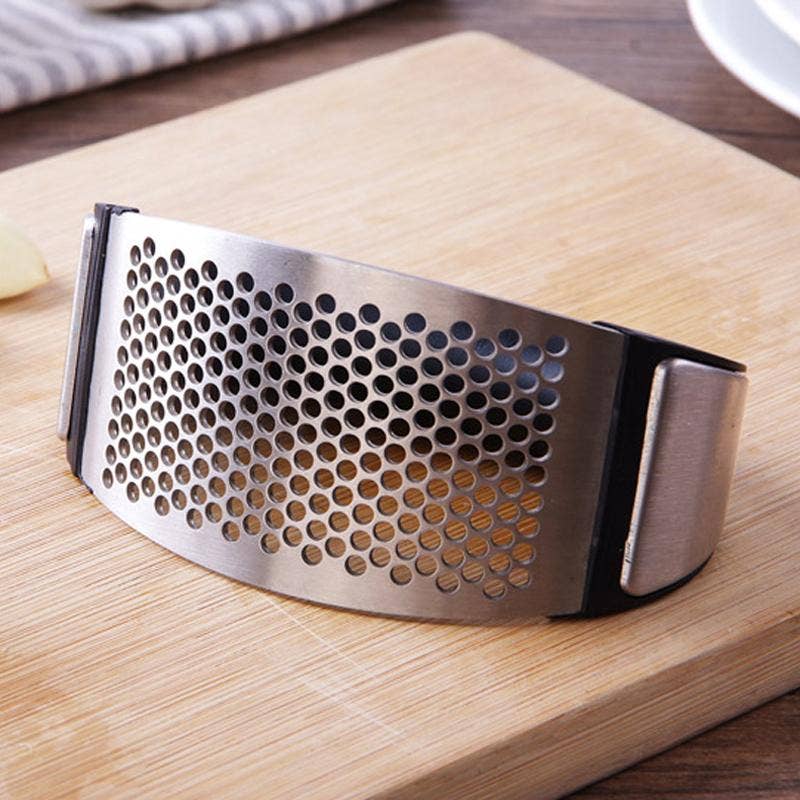 Multi-Functional Stainless Steel Garlic Press