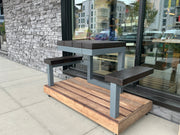 2-Seater Outdoor Table and Bench