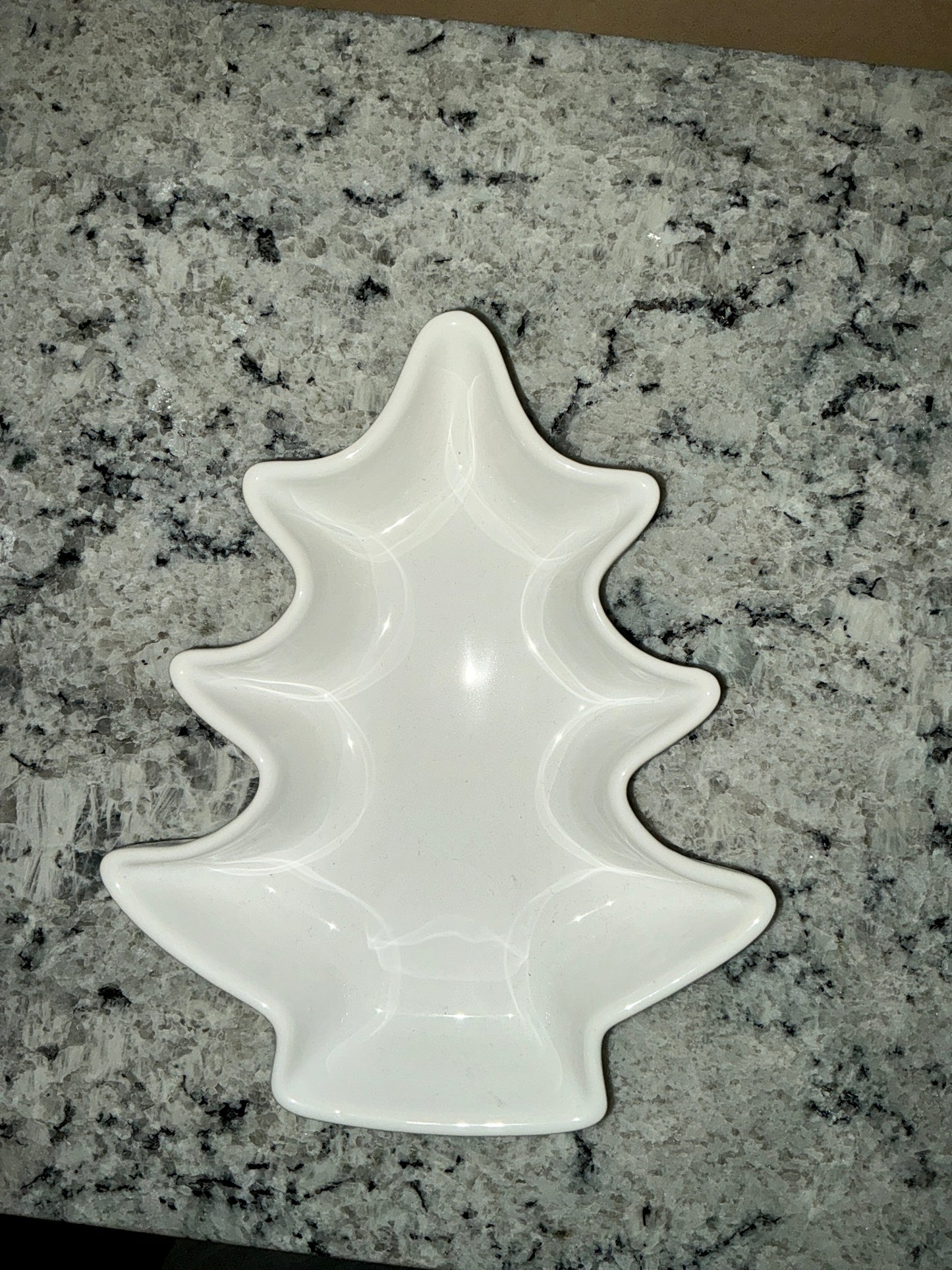 Ceramic Christmas Tree Dish