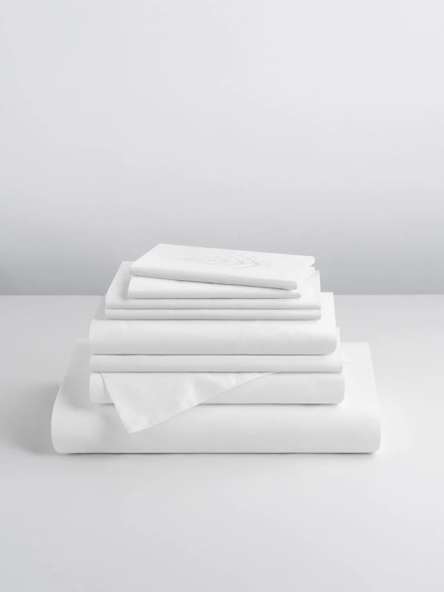 Hotel King Bed Sheets - White