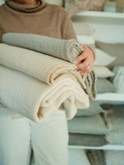 Malabar Throw Blanket -Natural
