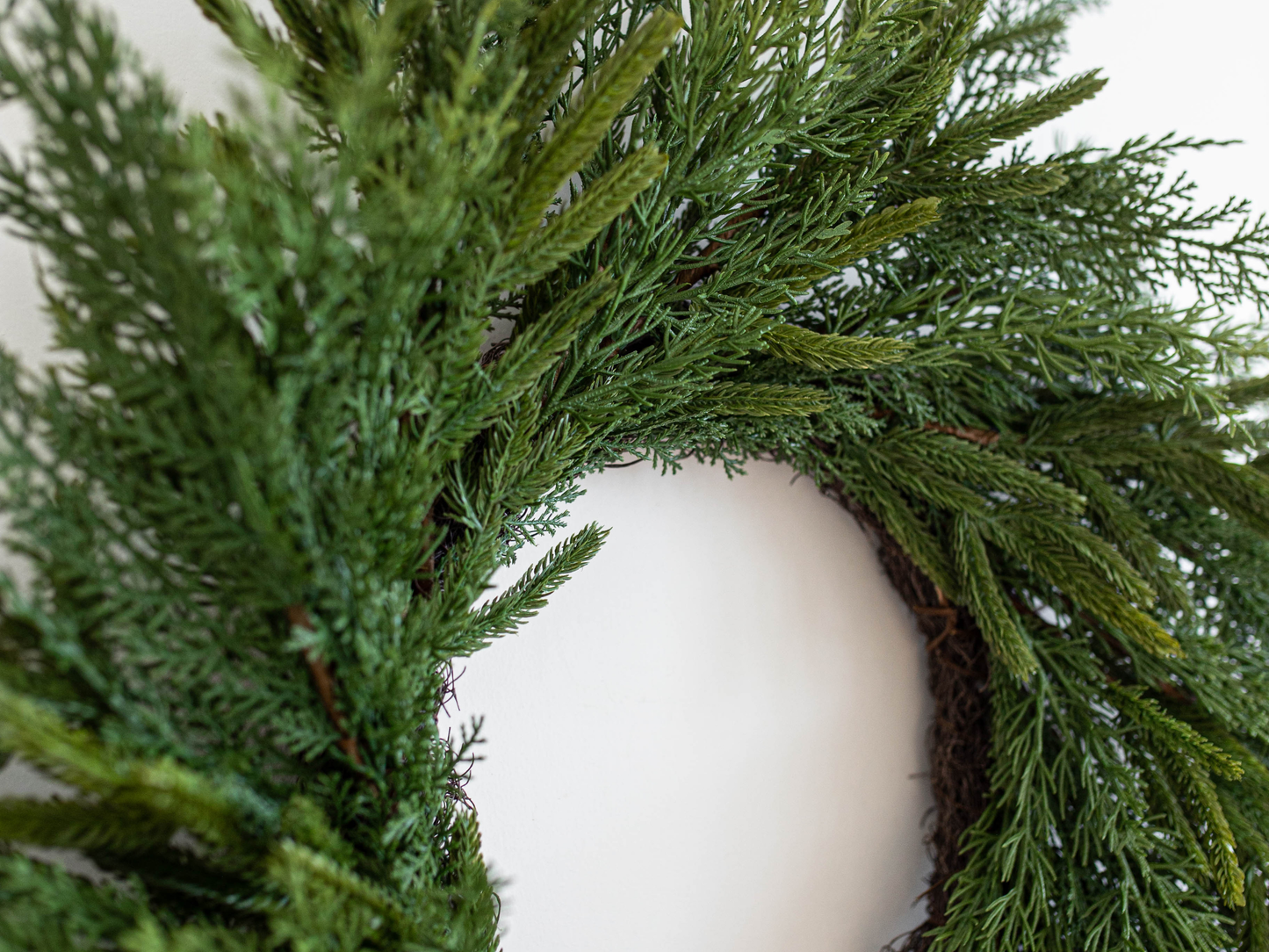 Norfolk & Cypress Real Touch Mix Christmas Wreath Mini By Luxe B Co.