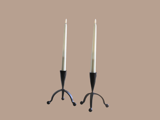 Iron Taper Candle Holder