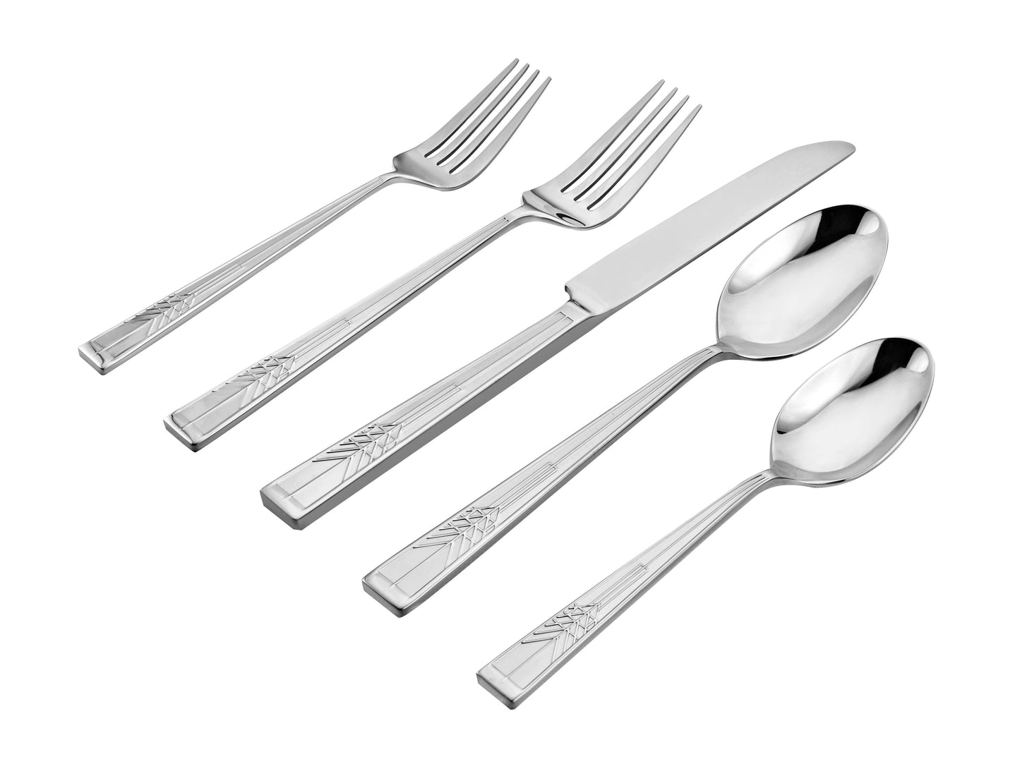 Frank Lloyd Wright 18/10 Tree of Life 20 Piece Flatware Set