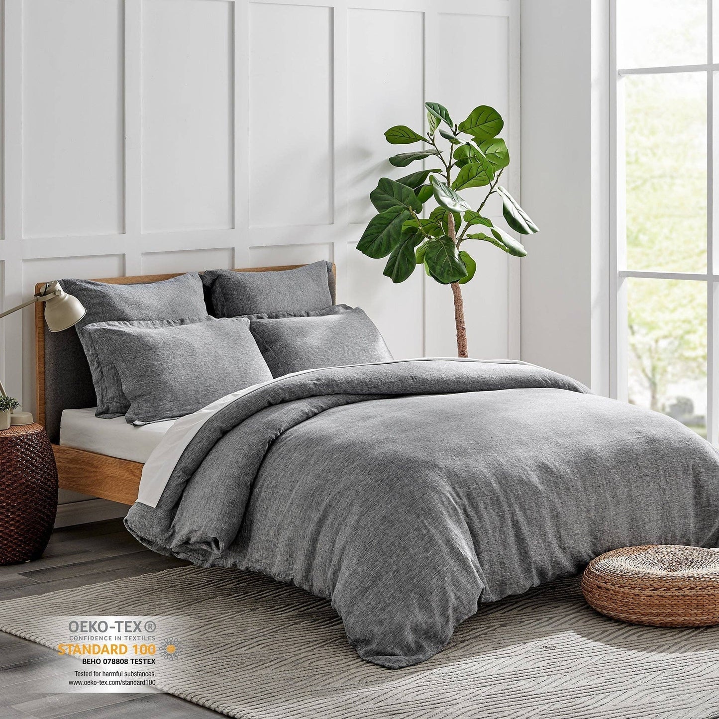 Washed Linen Duvet Cover