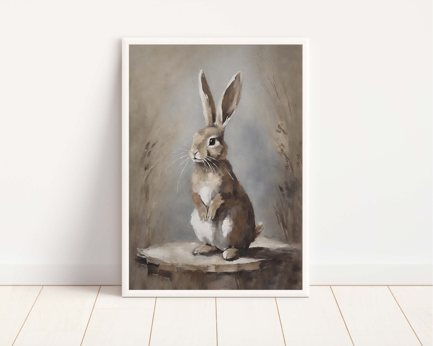 Rabbit Vintage Art Print | Easter