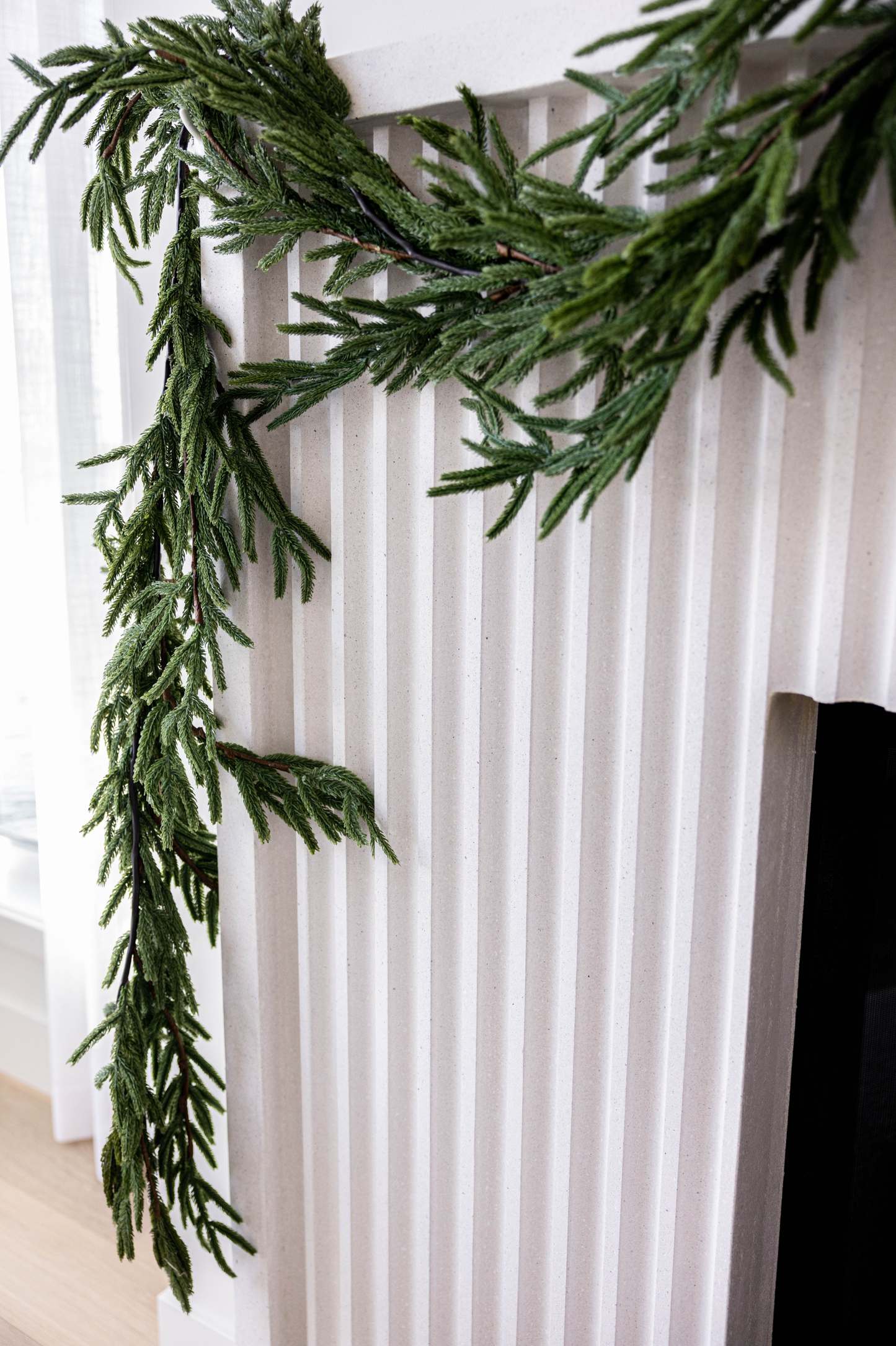 Norfolk Pine Christmas Garland Real Touch By Luxe B Co. 15 f