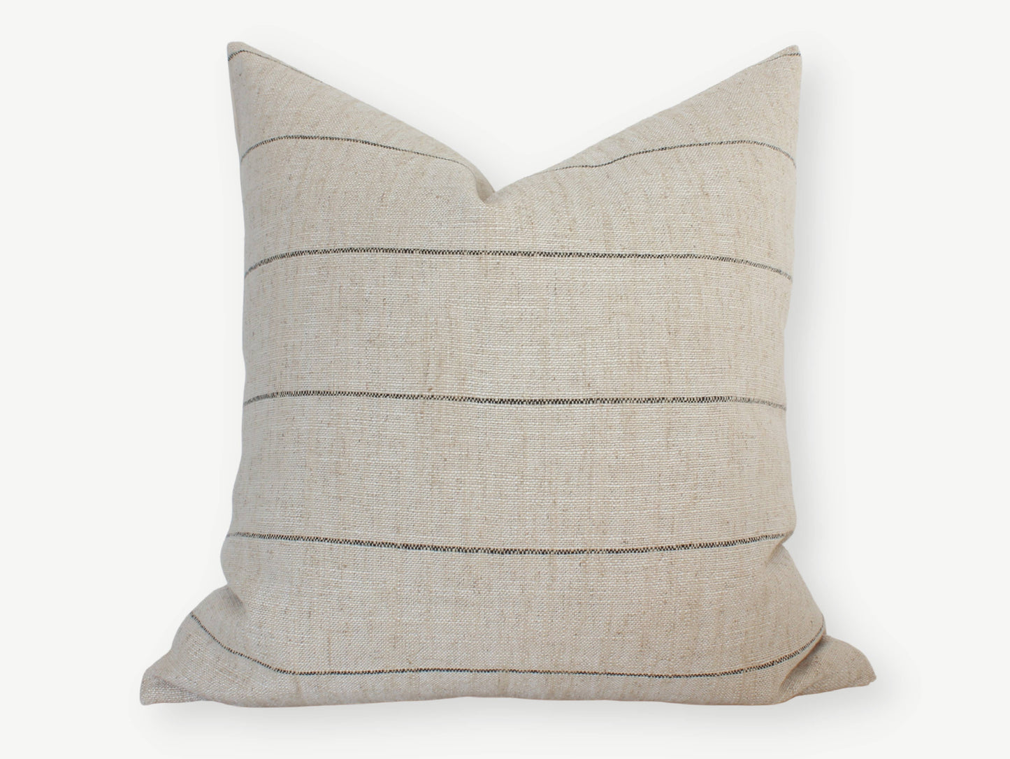 Neutral Striped Throw Pillow | Cartier