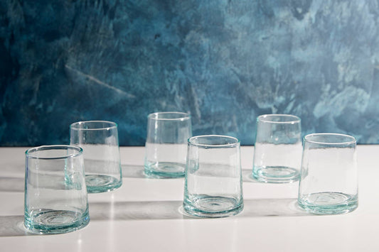 Moroccan Cone Glassware Small - Clear