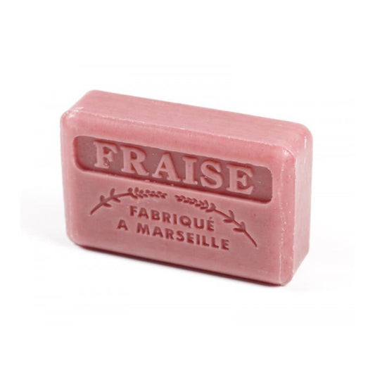 Strawberry - French soap with organic shea butter 125g