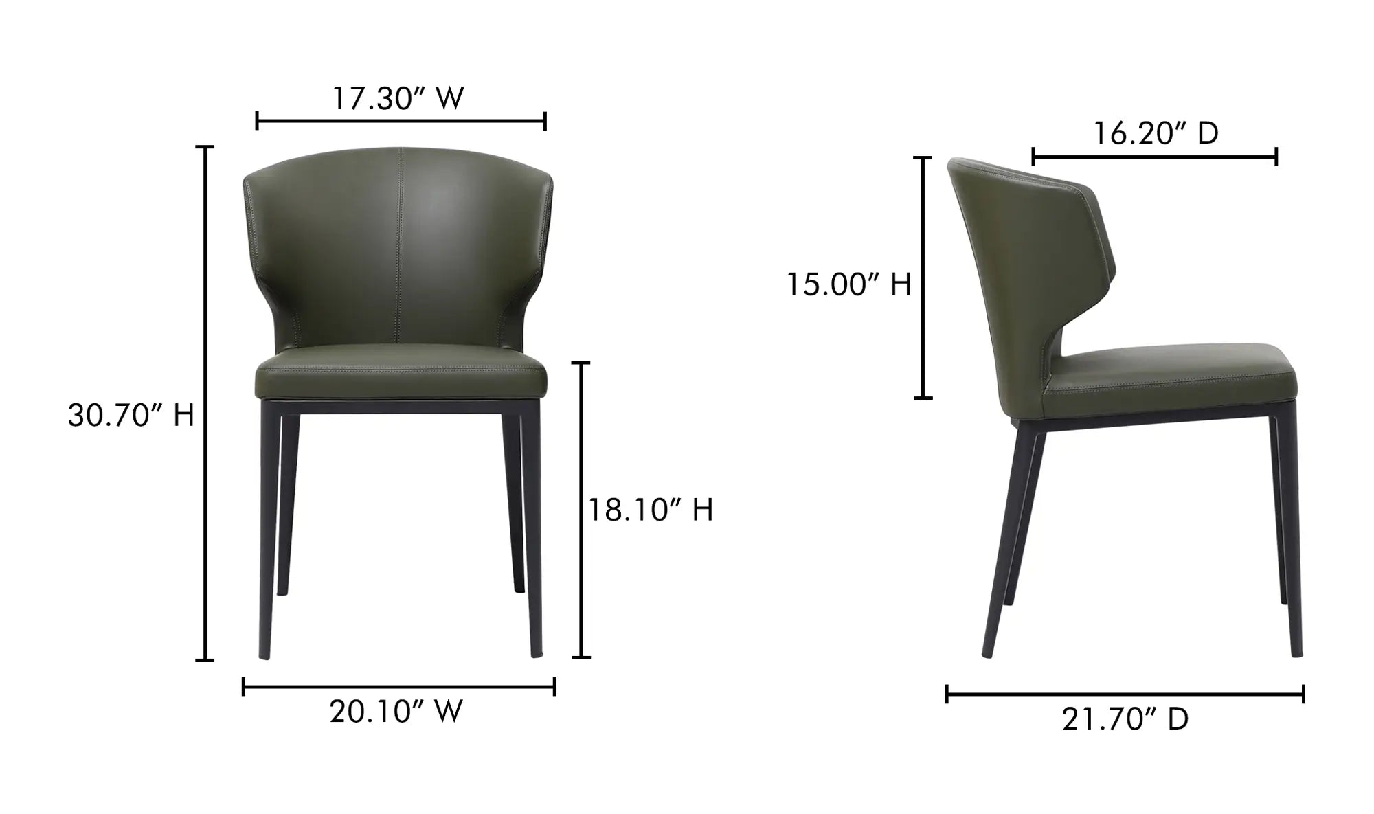 Delaney Dining Chairs -Set of 2