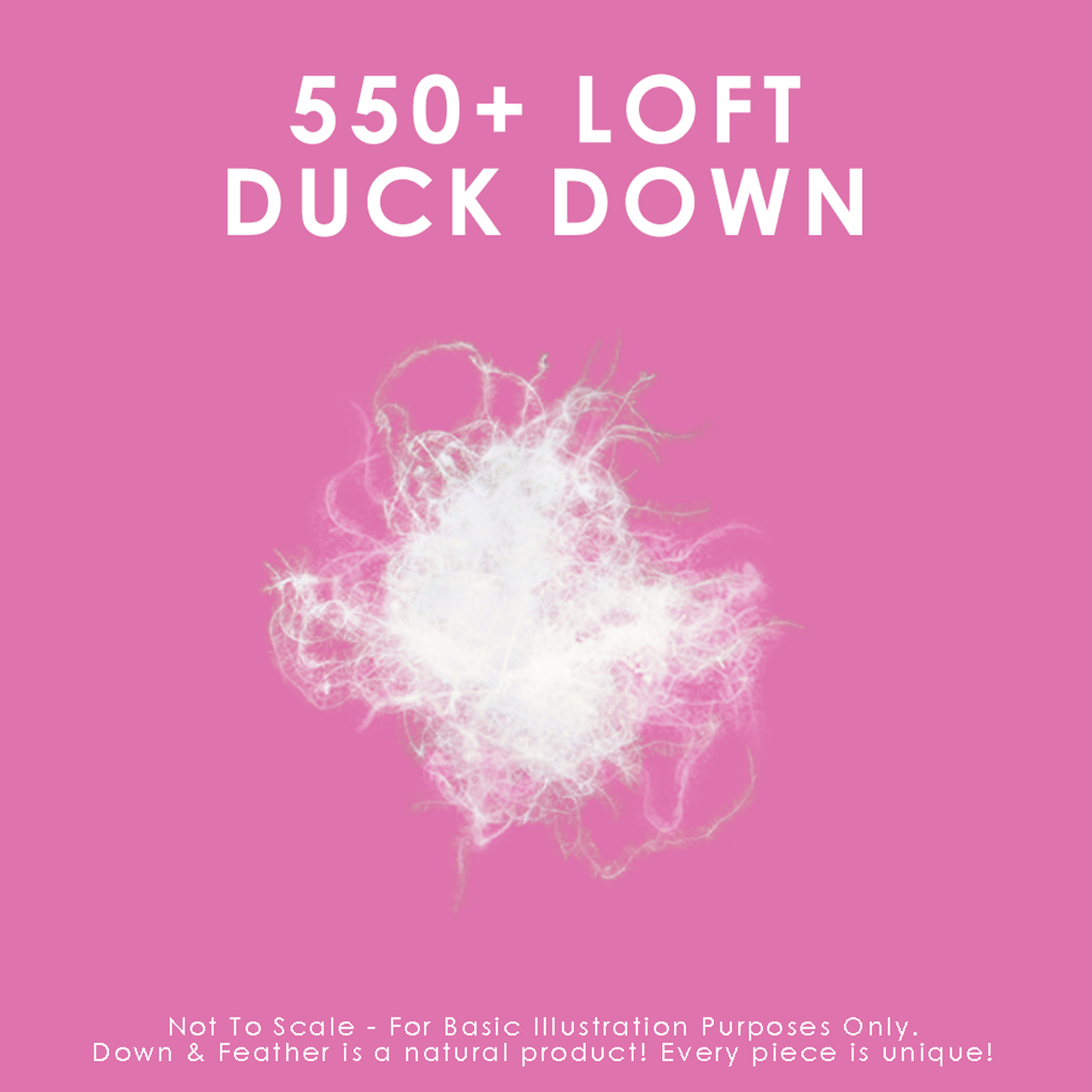 550 Loft White Down Duvet