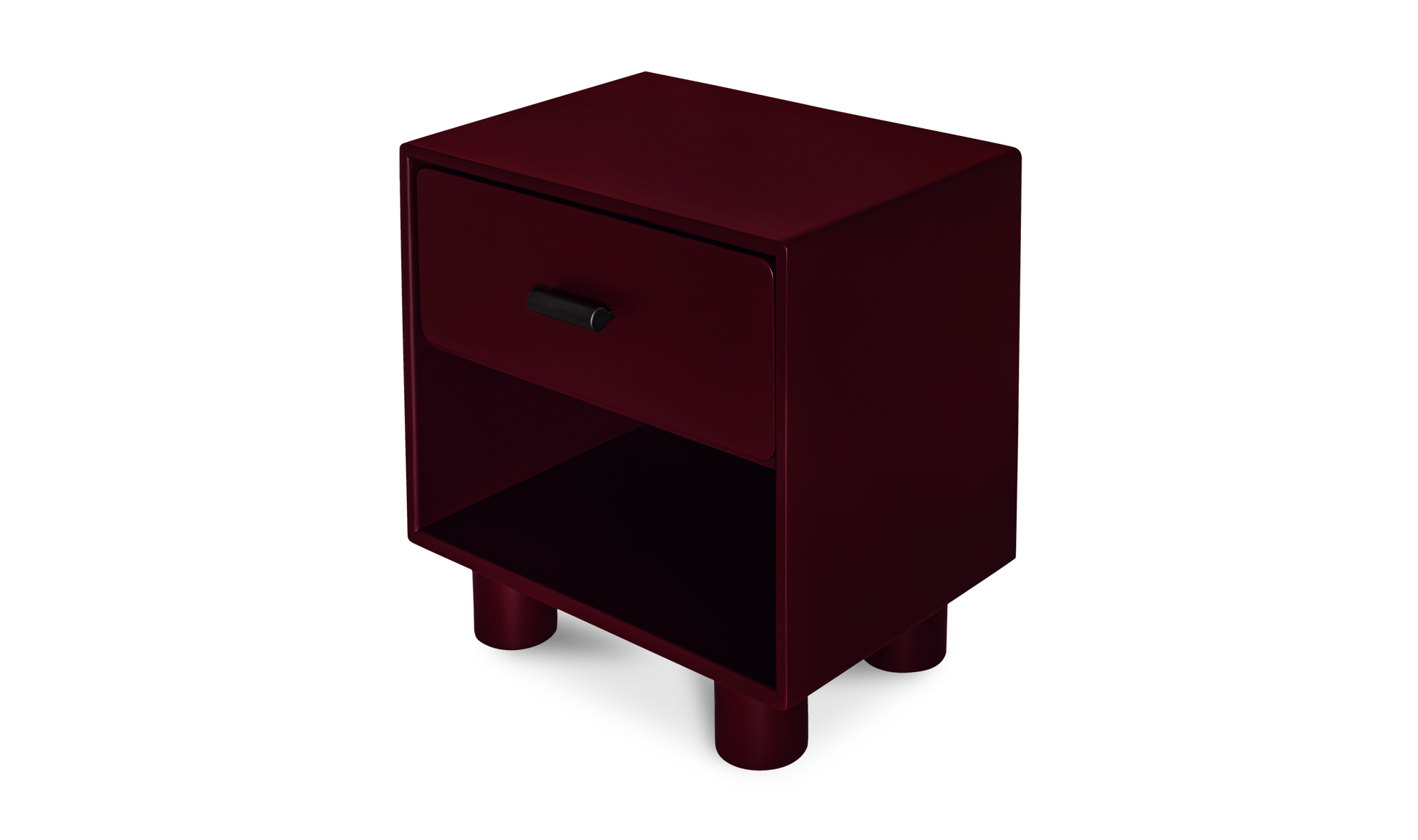 Jolene Deep Red Nightstand